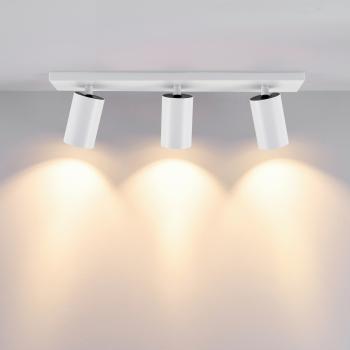 Preview: Deckenaufbauleuchte - Can Tilt Square, 3x 7,5 W GU10, Weiß