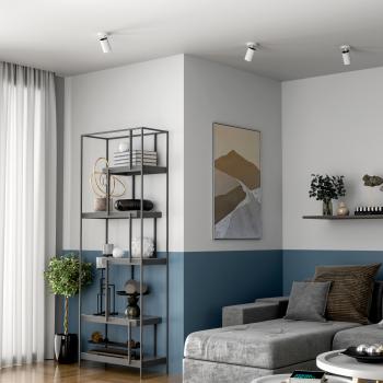 Deckenaufbauleuchte - Can Tilt Round, 1x 7,5 W GU10, Weiß