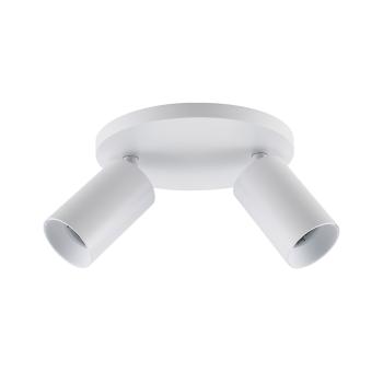 Deckenaufbauleuchte - Can Tilt Round, 2x 7,5 W GU10, Weiß