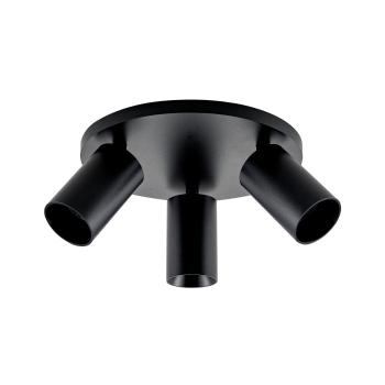 Preview: Deckenaufbauleuchte - Can Tilt Round, 3x 7,5 W GU10, Schwarz