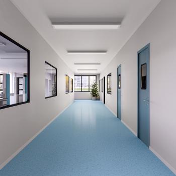 Deckenaufbauleuchte - Pro Office Sano 1525, 43W, DIM, 3000/4000K, weiß