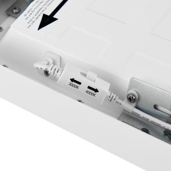 Deckenaufbauleuchte - Pro Office Sano 1525, 42W, DALI, 3000/4000K, weiß