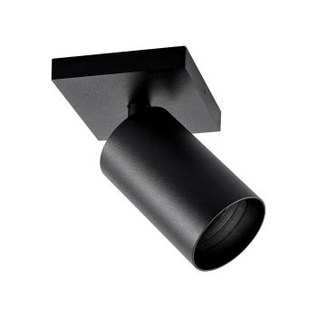 Preview: Deckenaufbauleuchte - Can Tilt Square Base, 1x 7,5 W GU10, Schwarz