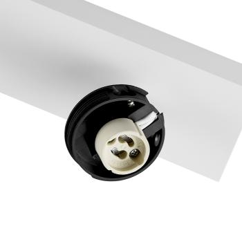 Preview: Deckenaufbauleuchte - Can Tilt Square Base, 2x 7,5 W GU10, Weiß