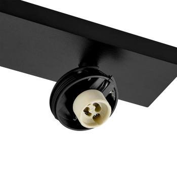 Preview: Deckenaufbauleuchte - Can Tilt Square Base, 3x 7,5 W GU10, Schwarz