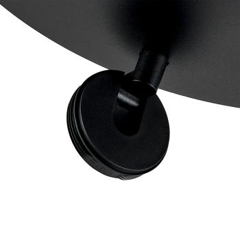 Deckenaufbauleuchte - Can Tilt Round Base, 3x 7,5 W GU10, Schwarz