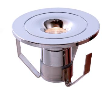 Preview: Downlight - Punto Lumi, 1 W, 3000 K, Silber