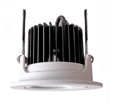 Preview: Einbaustrahler - COB 95 CCT, 16 W, 2500-6500 K, Weiß