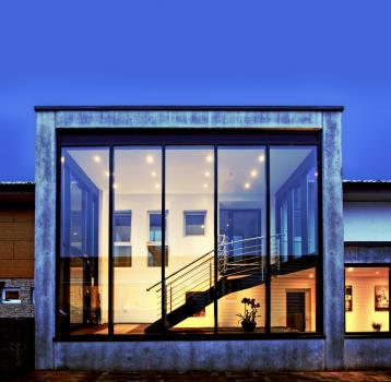 Preview: Einbaustrahler - COB-68-350mA-2700K-Eckig-Silber