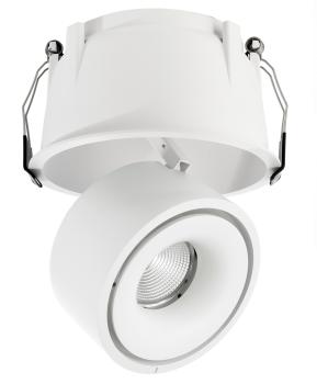 Einbaustrahler - Uni 2 Max Tilt, 24 W, 3000 K, Weiß