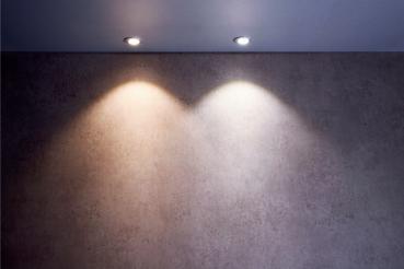 Einbaustrahler - Dione, 8,5 W, DIM, 3000 K, Silber