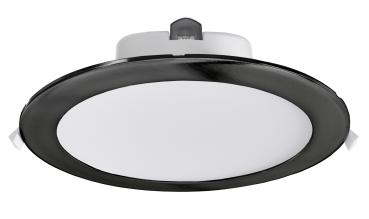 Downlight - Acrux 195 mm, 26 W, DIM, 3000/4000/6000 K, Schwarz