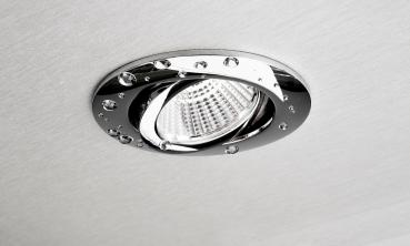 Einbaustrahler - Dione IP44 DTW, 8,5 W, DIM, 1800/3000 K, Chrom