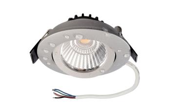 Einbaustrahler - Dione IP44, 9,0 W, RGB+3000 K, Hellgrau