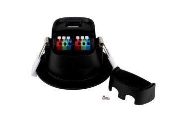 Preview: Downlight - Acrux Pro 68, 7 W, DIM, 2700/3000/4000 K, Schwarz