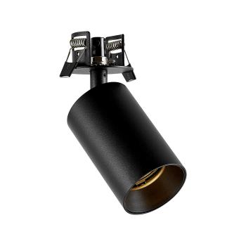 Preview: Einbaustrahler - Can Tilt Round, 1x 7,5 W GU10, Schwarz