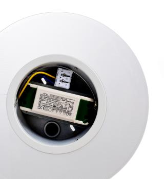 Preview: Deckenaufbauleuchte - Set, Zaniah 290 mm, 12 W, DIM, 3000 K, Cover Silber