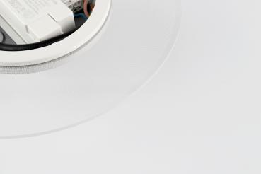 Preview: Deckenaufbauleuchte - Set, Zaniah 420 mm, 24 W, DIM, 3000 K, Cover Weiß