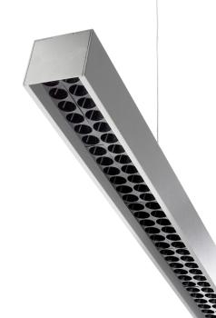 Preview: Pendelleuchte - Set, D Profession Down, 28 W, Triac, 4000 K, Silber