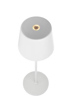 Akkuleuchte - Set Canis Weiß + Ladesockel