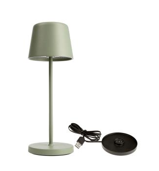 Akkuleuchte - Set Canis Mini Grün + Ladesockel