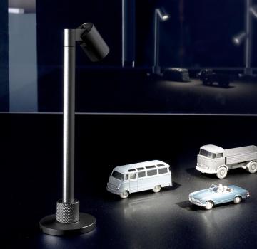 Preview: Vitrinenleuchte - Herculis Small 150 mm, 1 W, 4000 K, Schwarz