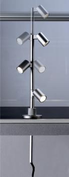 Preview: Vitrinenleuchte - Herculis Double 200 mm, 2 W, 3000 K, Silber