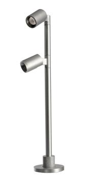 Vitrinenleuchte - Herculis Double 200 mm, 2 W, 4000 K, Silber