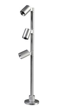 Vitrinenleuchte - Herculis Triple 250 mm, 3 W, 3000 K, Silber