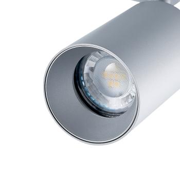 Preview: 3-Phasen-Spot - Can, 1x max. 7,5 W GU10, Silber