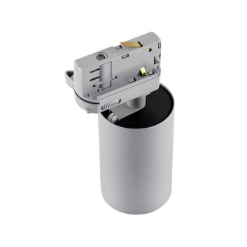 3-Phasen-Spot - Can, 1x max. 7,5 W GU10, Silber