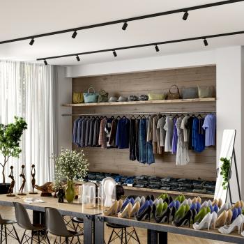 3-Phasen-Spot - Can, 1x max. 7,5 W GU10, Schwarz