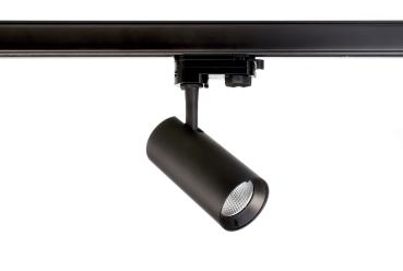 3-Phasen-Spot - Horus, 7 W, 3000 K, Schwarz