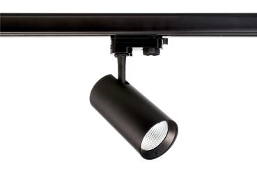 3-Phasen-Spot - Horus, 10 W, 3000 K, Schwarz