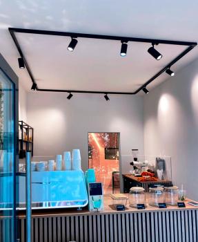 Preview: 3-Phasen-Spot - Horus, 10 W, 4000 K, Schwarz