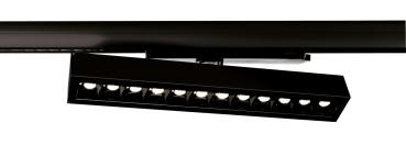 3-Phasen-Spot - Alnitak 25, 32 W, 3000 K, Schwarz