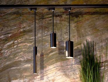 3-Phasen-Pendelleuchte - Lucea 15 CCT, 15 W, DIM, 3000/4000 K, Schwarz