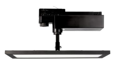 Preview: 3-Phasenleuchte - Panel Track Light, 20 W, 4000 K, Schwarz