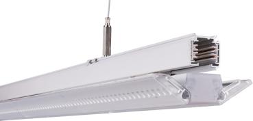 3-Phasenleuchte - Linear Pro, Fold, 20 W, 3000 K, Weiß