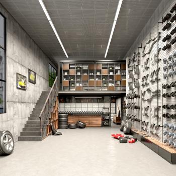 Lichtbandsystem - Sanotrunk Universal 120 Grad, 75 W, On/Off, 4000 K, Weiß