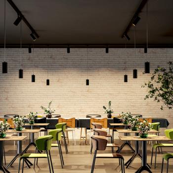 3-Phasen-Pendelleuchte - Lucea 20 CCT, 20 W, DALI, 3000/4000 K, Schwarz