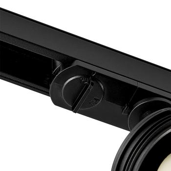 1-Phasen-Spot - Can Base, 1x max. 7,5 W, GU10, Schwarz