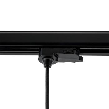 3-Phasen-Pendelleuchte - Can 150, 1x max. 7,5 W, GU10, Schwarz