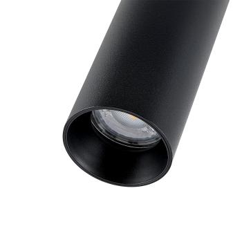 Preview: 1-Phasen-Pendelleuchte - Can 150, 1x max. 7,5 W, GU10, Schwarz