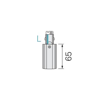 Preview: 3-Phasen Schienensystem - D Line elektrischer Einspeiser links