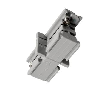 3-Phasen Schienensystem - D Line mechanischer Verbinder, Hellgrau