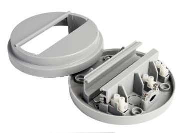 Preview: 3-Phasen Schienensystem - D Line Aufbau-Adapter für Leuchten, Hellgrau