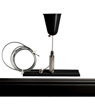 Preview: 3-Phasen Schienensystem - D Line/Dali Seilabhängungshalter mit Deckenrosette 1,5m