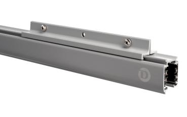 Preview: 3-Phasen Schienensystem - D Line Abhängeverbindungswinkel, Hellgrau