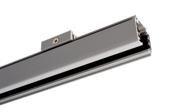 Preview: 3-Phasen Schienensystem - D Line Montagehalter Deckenbefestigung Flex, Hellgrau